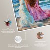 Art Remedy Girl and Her Best Friend Colorful Coastal Wall Art Framed - 4 of 4