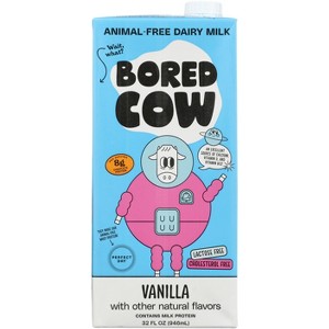 Bored Cow Animal-Free Vanilla Milk  - Case of 12/32 fo - 1 of 4