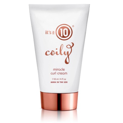 It's A 10 Coily Miracle Curl Cream (4 Oz) Coily, Curly, Wavy Hair Curls ...