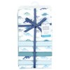 Hudson Baby Cotton Poly Flannel Receiving Blankets Bundle, Soft Teal Dino, One Size - 2 of 4