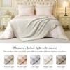 Amelie Home Chenille Honeycomb Knit Throw Blanket, Reversible Cozy Decorative Blanket, Lightweight Soft Warmth with Modern Textured Style - 3 of 4