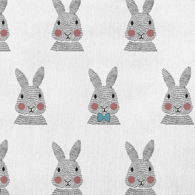 16"x16" Bunny Fluffle Easter Square Throw Pillow - e by design, 6 of 7