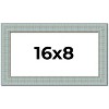 PosterPalooza | Panoramic Refined Blue Picture Frame - UV Acrylic, Foam Board Backing, Hanging Hardware - 2 of 4