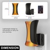 DORESshop 1-Light Dimmable LED Night Lights Plug into Wall-0-100LM, 3000K Soft White, with Dusk to Dawn Sensor(2-Pack) - 3 of 4
