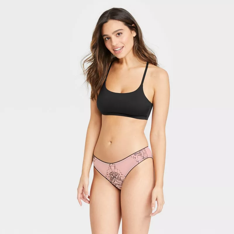 Women's Lace and Mesh Cheeky Underwear - Bahrain