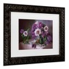 Trademark Fine Art - Tatyana Skorokhod Still Life With Lilac And Peonies Matted Framed Art - 3 of 4