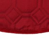 Northlight 18” Solid Red Quilted Christmas Hexagon Mini Tree Skirt - 2 of 2