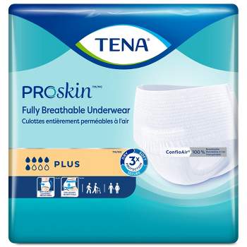 TENA ProSkin Plus Adult Disposable Underwear with ConfioAir Breathable Technology