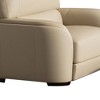 Acme Furniture 43.3" Edrice Accent Chair Ice Gray Top Grain Leather: No Assembly, Wood Frame, Attached Cushions - 4 of 4