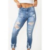 Women's Cropped Skinny Jeans - CELLO - 4 of 4