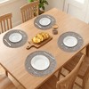 REGALWOVEN Farmhouse Placemats Set of 6 Woven Placemats, Washable Kitchen Table Mat for Dining Table Decor - 3 of 4
