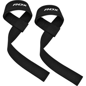 RDX Sports W1 Weight Training Wrist Straps - Premium Quality Straps for Gym Workout, Powerlifting, Weightlifting, Deadlifts, and More - 1 of 4