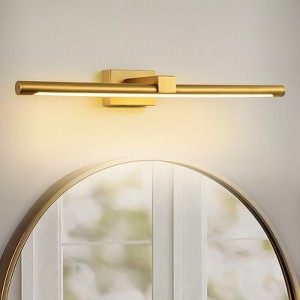 Rennnsan Zayra 23" W Hardwired Liner Aluminum Modern LED Dimmable Wall Sconce Picture Light - 1 of 4