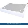 Biloban Spring Spirit Box Spring Cover, Smooth and Elastic Wrap Around, White - image 3 of 4