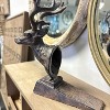 Slickblue Cast Iron Buck Head Door Stop, Decorative Door Holder, Rustic Home Accent, Brown, 6.5"x3.125"x6.75" - 4 of 4