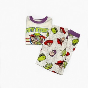 Adult Toy Story 2pc Pajama Set - White - 1 of 3