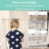 Dronkon Expandable 29.5-45.3" Wide Baby Safty Gate for Stairs, Dog Gate Indoor for Doorways - 4 of 4