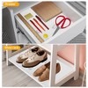 Unique Bargains Non-Adhesive Mat Bears Pattern for Drawers Shelves Cupboard Fridge 11.81"x118.1" White - 4 of 4