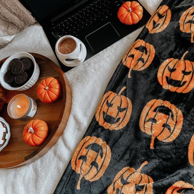 Target discount pumpkin blanket