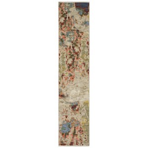 Oriental Weavers Soleri SOL09 Beige/ Multi Indoor Area Rug - 2'6" x 12' - 1 of 4