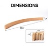 GSE 12.5"/17.5" Set of 4 Playing Cards Holders, Wooden Curved Playing Card Racks for Kids, Adults and Seniors - 2 of 4