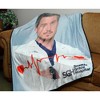 Surreal Entertainment Grey's Anatomy McSteamy Fleece Throw Blanket | 45 x 60 Inches - 3 of 4