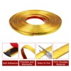 Unique Bargains Waterproof Self-Adhesive PVC Decorative Mirror Frame Wall Molding Trim Tape - 3 of 4