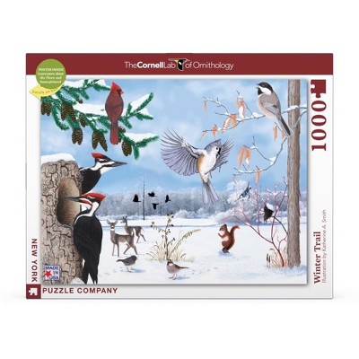 New York Puzzle Company Winter Trail 1000 Piece Puzzle