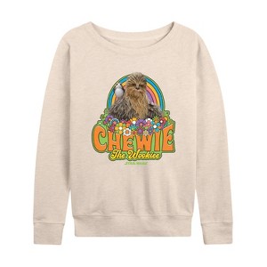 Women's - Star Wars - Retro Chewy Lightweight French Terry Slouchy - 1 of 4
