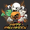 Men's Design By Humans Halloween Pumpkin Face Vampire Ghost Frankenstein By swiftyspade Tank Top - 2 of 3