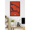 Trends International NFL Denver Broncos - Logo 25 Framed Wall Poster Prints - 2 of 4