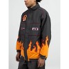 Powerpuff Girls Him Flames Long Sleeve Black Adult Racing Jacket - 4 of 4