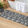 Vintage Floral Rug Washable Rug Non Slip for Living Rooms - 4 of 4