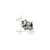 Black Bow Jewelry Sterling Silver Dairy Cow Bead Charm - 2 of 3