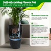 16/22" Tall Round Planter Set of 2, Self Watering Pots for Indoor Plants, Large Flower Pot Outdoor with Built-in Drainage and a Water - 4 of 4