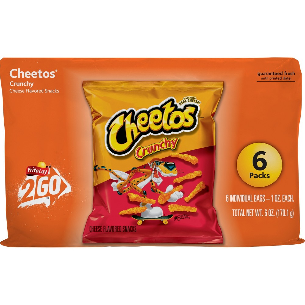 UPC 028400056618 product image for Cheetos Crunchy Cheese Flavored Snacks - 6ct | upcitemdb.com