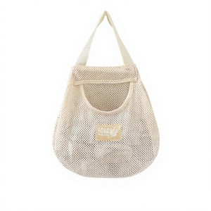 Anna-Kaci 3-Piece Mesh Laundry Bags with Reinforced Handles and Breathable Design 12x11in - Light Beige - 1 of 4