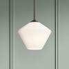 Hunter Fans 10" Celestial Valley Pendant Ceiling Light Matte Black Finish - 2 of 4
