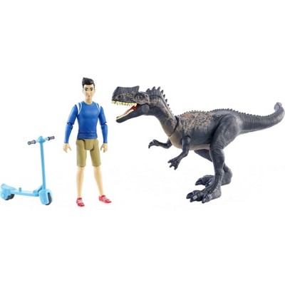 Jurassic World Human &#38; Dino Pack Kenji &#38; Monolophosaurus Figure 2pk