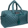Joan & David 22 Inch Diamond Quilted Parachute Nylon Luggage Tag Duffel Bag - 2 of 4