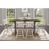 NicBex Dining Table 72" Counter Height Distressed Gray Finish Solid Rubberwood Dining Table for Kitchen - 4 of 4