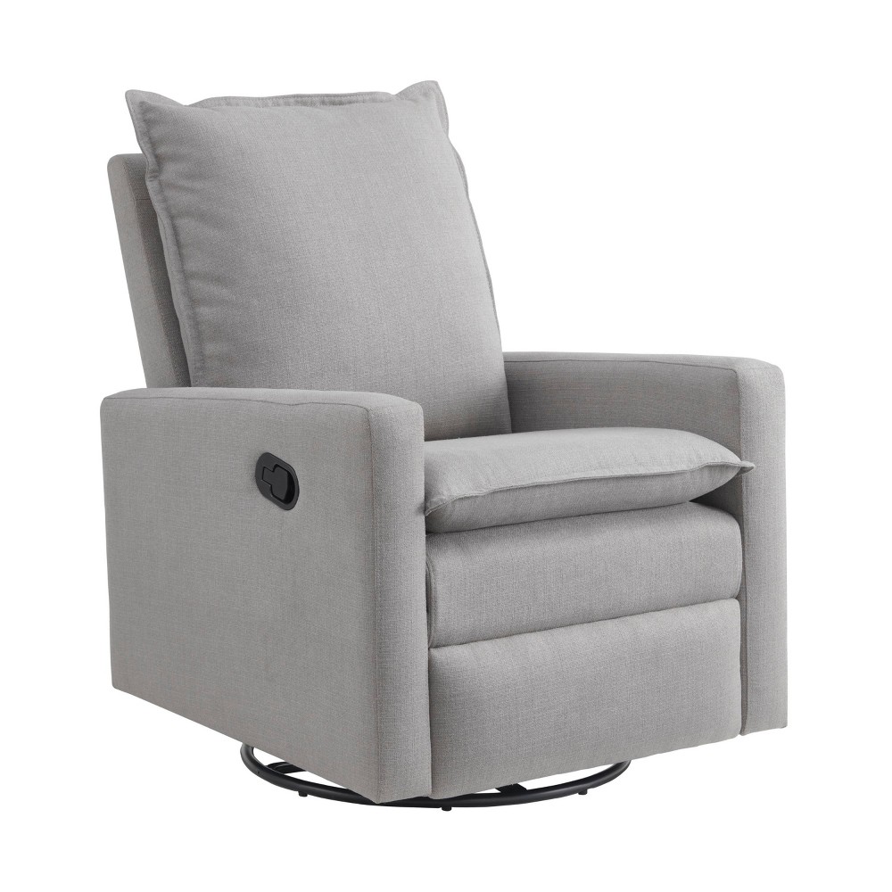 Oxford Baby Uptown Nursery Swivel Glider Recliner Chair - Gray -  83898526