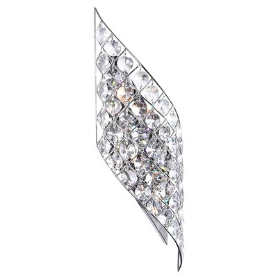 CWI Lighting Chique 4 Light Wall Light With Chrome Finish