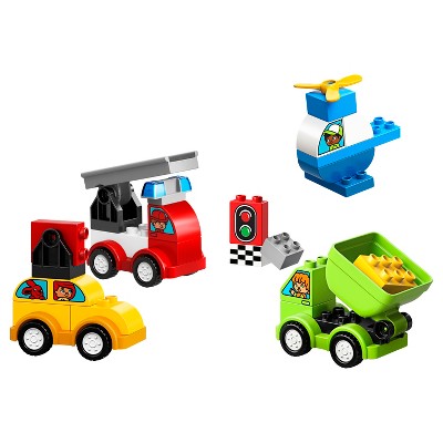 duplo trucks and cars