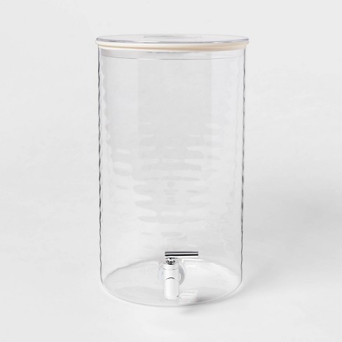 2.6gal Plastic Beverage Dispenser White - Threshold™ - image 1 of 4