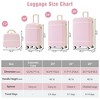 Kumasinova Hardshell Luggage Sets,4Pcs Durable Suitcase Set with Spinner Wheels,Lightweight ABS Checked Travel Suitcases with TSA Lock - 2 of 4