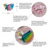 Summer Crystal - Winged Ombre Rainbow Unicorn Hair Clip - 1 Pack - 4 of 4