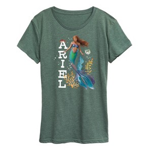 Women's - Disney - Ariel in Water Short Sleeve Graphic T-Shirt - 1 of 4