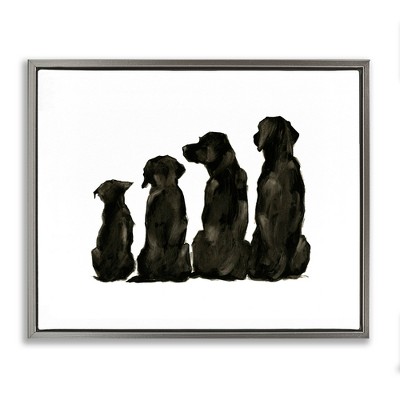 Stupell Industries Family Pet Silhouette Design, 21" x 17"