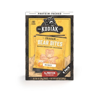 Kodiak Cakes Bear Bites Honey Graham Crackers - 8.48oz